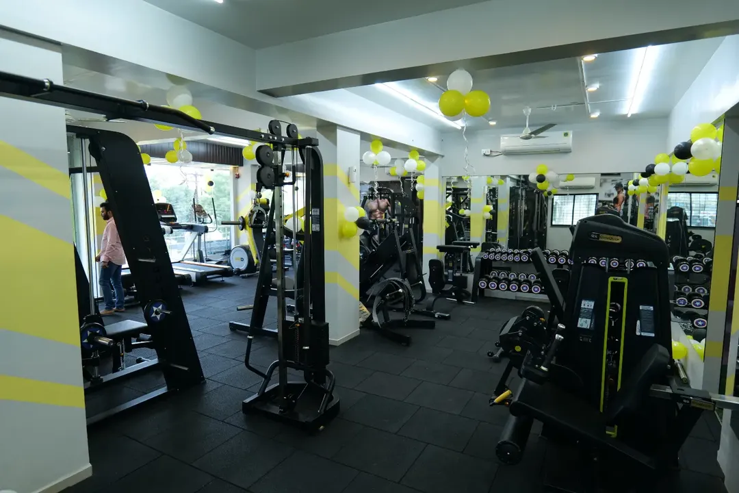 Clean and organized training floor inside Nexus Fitness Court